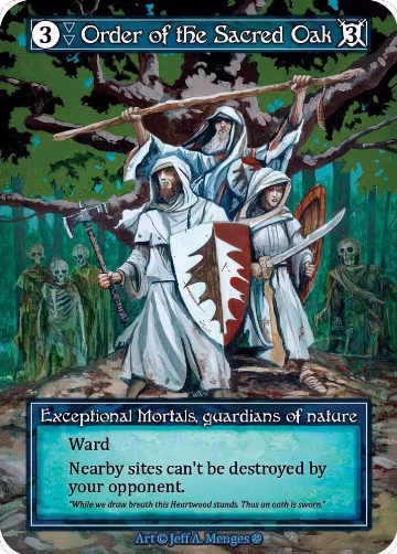 Order of the Sacred Oak (Foil), Gothic — Sorcery card price