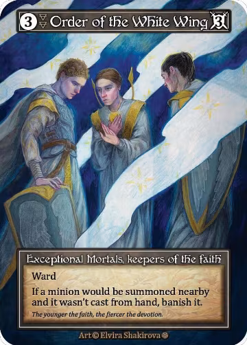 Order of the White Wing (Foil), Gothic — Sorcery card price