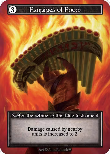 Panpipes of Pnom (Foil), Gothic — Sorcery card price