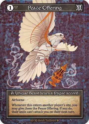 Peace Offering (Foil), Gothic — Sorcery card price