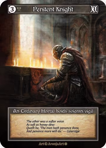 Penitent Knight (Foil), Gothic — Sorcery card price