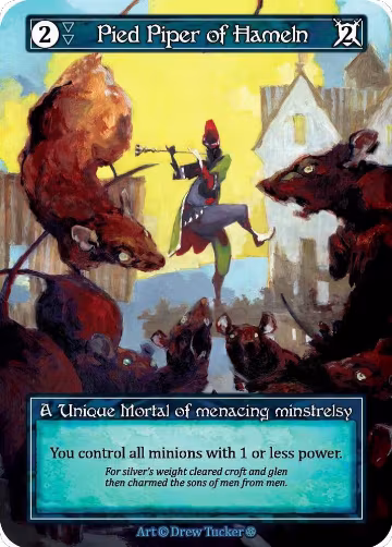 Pied Piper of Hameln (Foil), Gothic — Sorcery card price