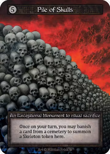 Pile of Skulls, Gothic — Sorcery card price