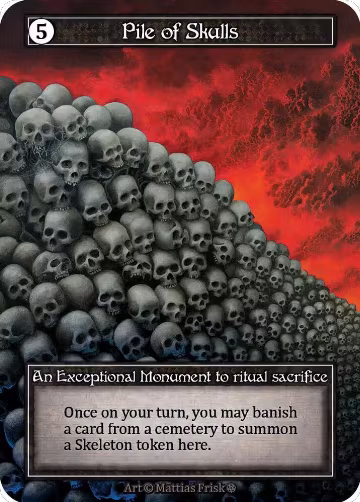 Pile of Skulls (Foil), Gothic — Sorcery card price