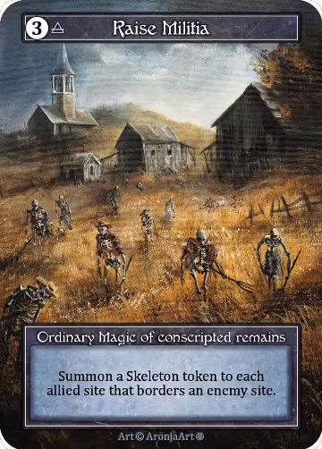 Raise Militia (Foil), Gothic — Sorcery card price