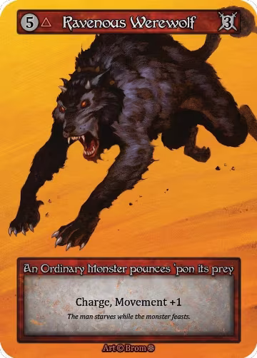 Ravenous Werewolf, Gothic — Sorcery card price