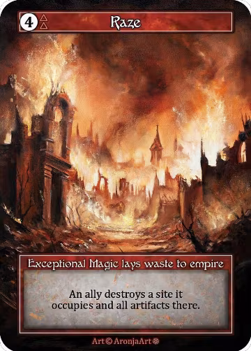 Raze (Foil), Gothic — Sorcery card price