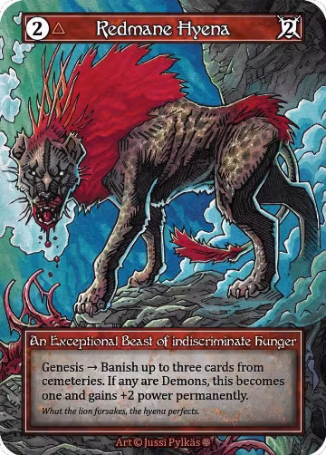 Redmane Hyena (Foil), Gothic — Sorcery card price