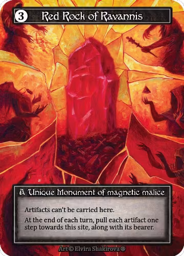 Red Rock of Ravannis (Foil), Gothic — Sorcery card price