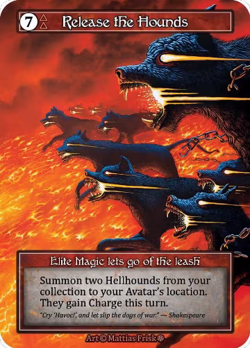 Release the Hounds (Foil), Gothic — Sorcery card price