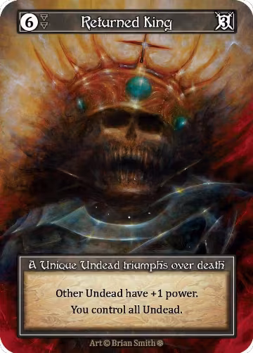 Returned King (Foil), Gothic — Sorcery card price