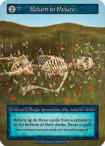 Return to Nature, Gothic — Sorcery card price