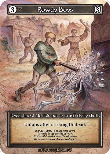 Rowdy Boys (Foil), Gothic — Sorcery card price