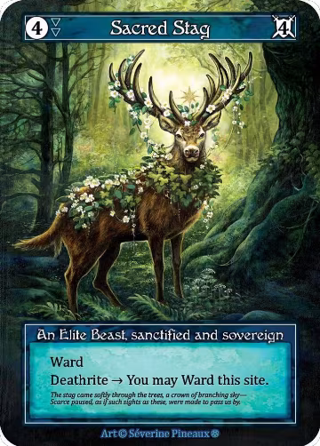Sacred Stag (Foil), Gothic — Sorcery card price