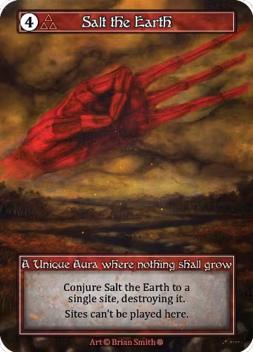 Salt the Earth (Foil), Gothic — Sorcery card price