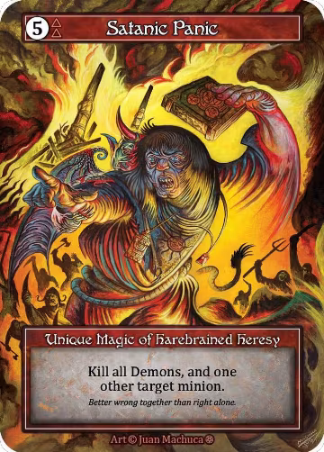Satanic Panic (Foil), Gothic — Sorcery card price