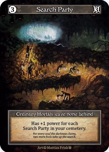 Search Party (Foil), Gothic — Sorcery card price