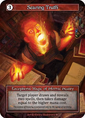 Searing Truth (Foil), Gothic — Sorcery card price