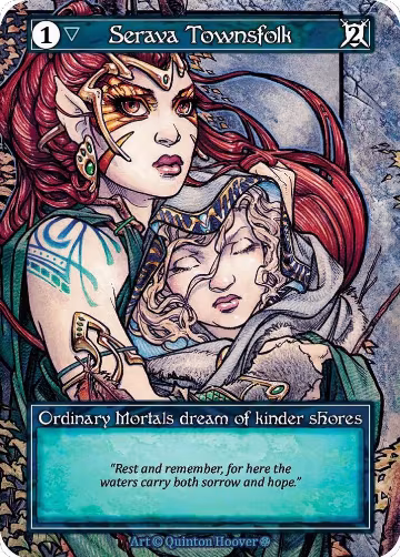 Serava Townsfolk (Foil), Gothic — Sorcery card price