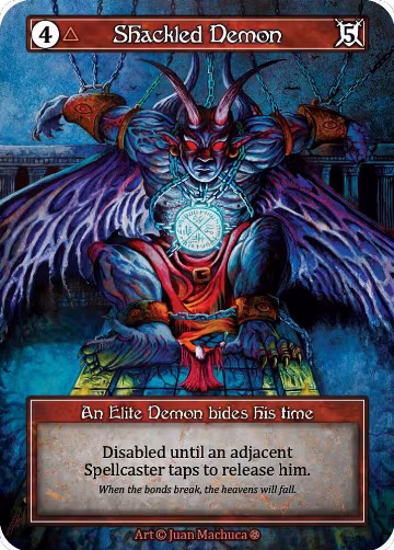 Shackled Demon (Foil), Gothic — Sorcery card price