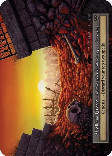 Shallow Grave (Foil), Gothic — Sorcery card price