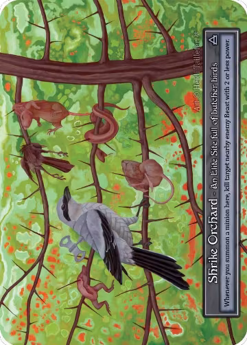 Shrike Orchard (Foil), Gothic — Sorcery card price