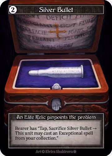 Silver Bullet (Foil), Gothic — Sorcery card price