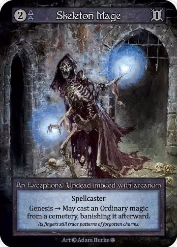 Skeleton Mage, Gothic — Sorcery card price