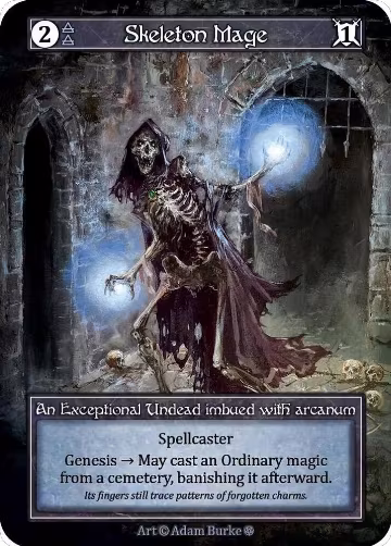 Skeleton Mage (Foil), Gothic — Sorcery card price