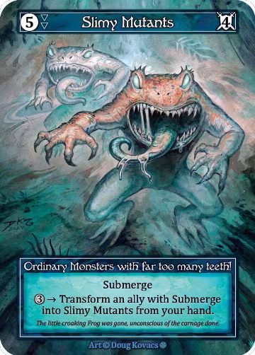 Slimy Mutants (Foil), Gothic — Sorcery card price