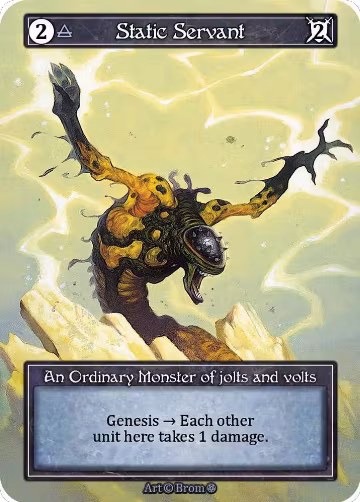 Static Servant (Foil), Gothic — Sorcery card price
