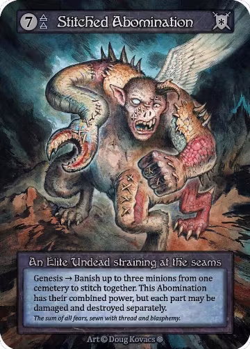 Stitched Abomination, Gothic — Sorcery card price
