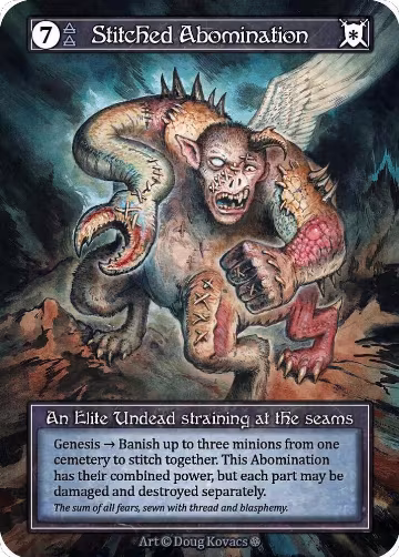 Stitched Abomination (Foil), Gothic — Sorcery card price