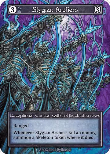 Stygian Archers (Foil), Gothic — Sorcery card price