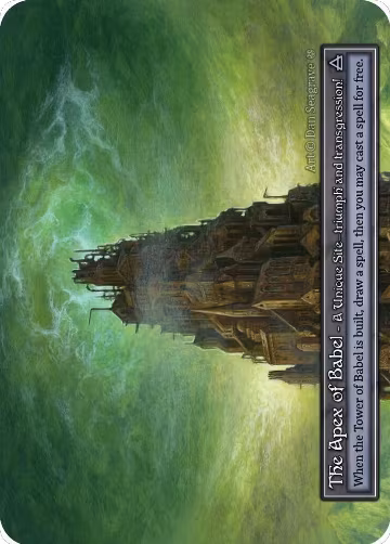 The Apex of Babel (Foil), Gothic — Sorcery card price
