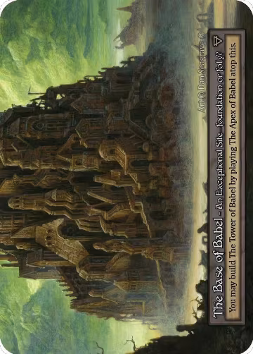 The Base of Babel, Gothic — Sorcery card price