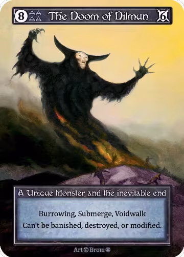 The Doom of Dilmun (Foil), Gothic — Sorcery card price