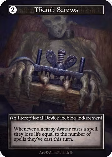 Thumb Screws (Foil), Gothic — Sorcery card price