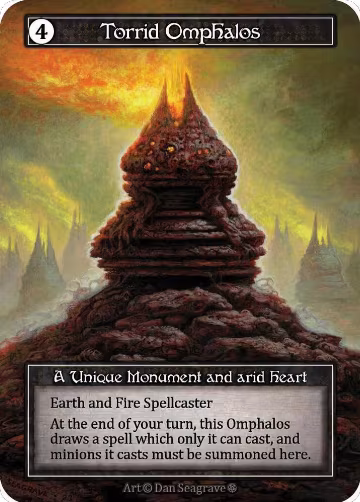 Torrid Omphalos (Foil), Gothic — Sorcery card price
