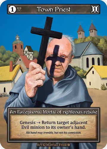 Town Priest (Foil), Gothic — Sorcery card price