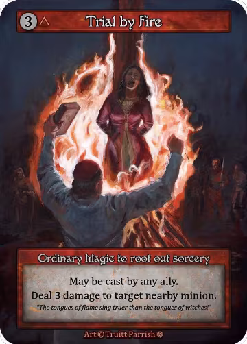 Trial by Fire, Gothic — Sorcery card price