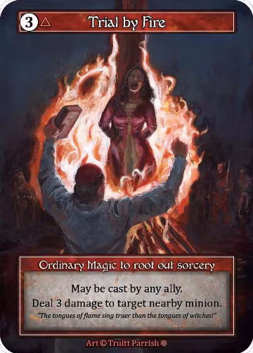Trial by Fire (Foil), Gothic — Sorcery card price