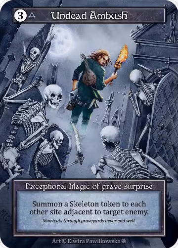 Undead Ambush (Foil), Gothic — Sorcery card price