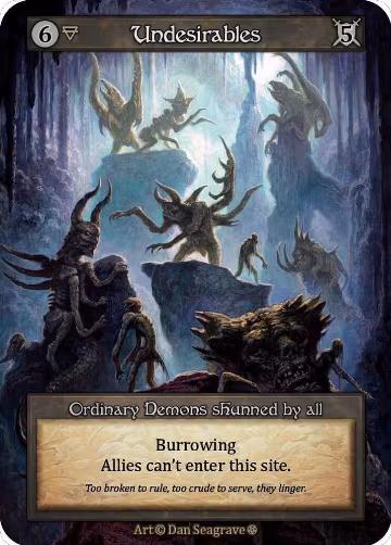 Undesirables, Gothic — Sorcery card price