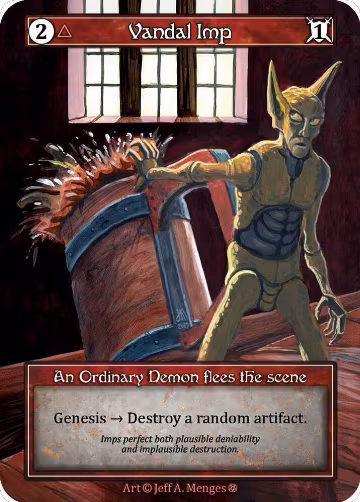 Vandal Imp (Foil), Gothic — Sorcery card price