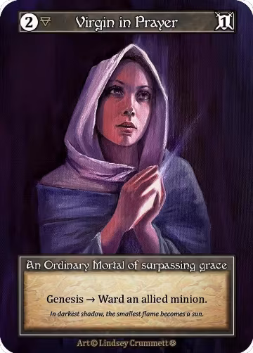 Virgin in Prayer (Foil), Gothic — Sorcery card price