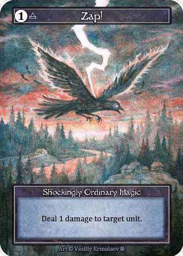 Zap! (Foil), Gothic — Sorcery card price