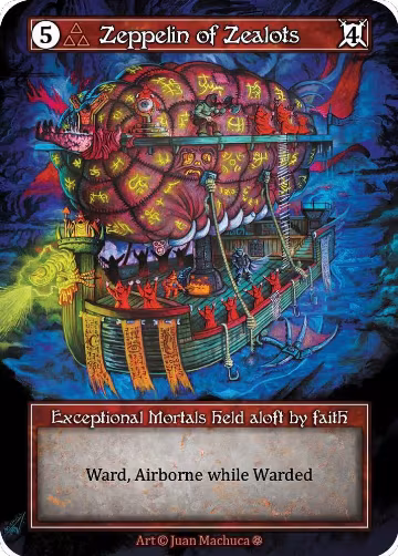 Zeppelin of Zealots (Foil), Gothic — Sorcery card price