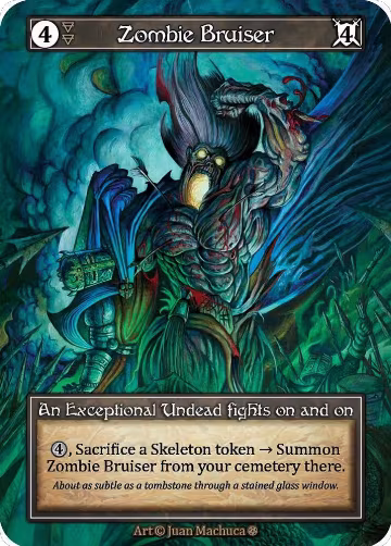 Zombie Bruiser (Foil), Gothic — Sorcery card price