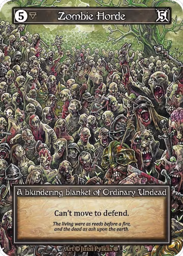Zombie Horde (Foil), Gothic — Sorcery card price